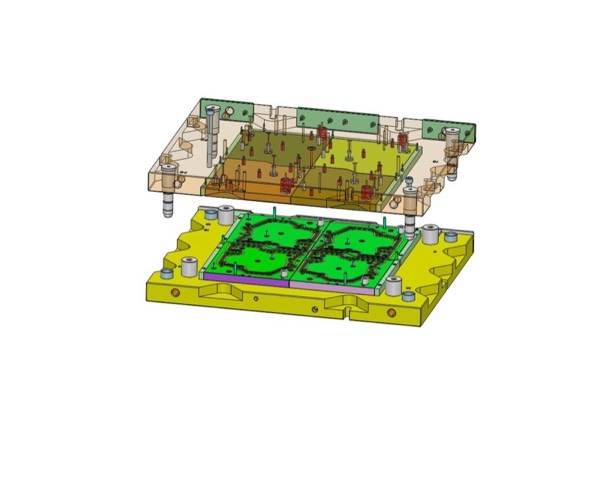 Workspace with 3D models