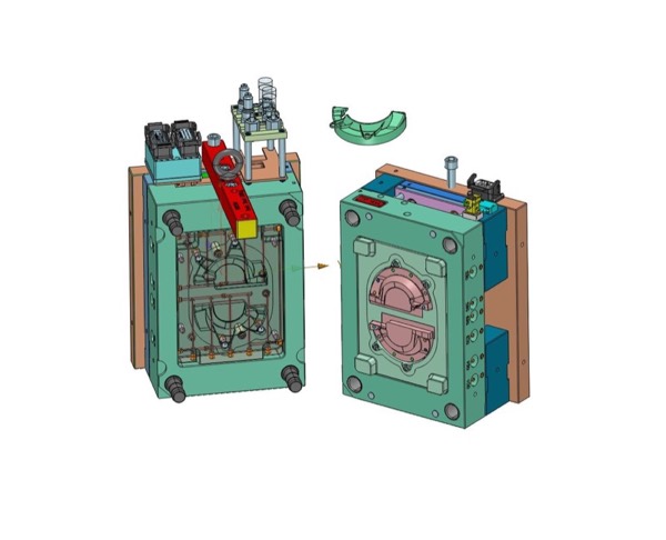 Digital tablet showing 3D model